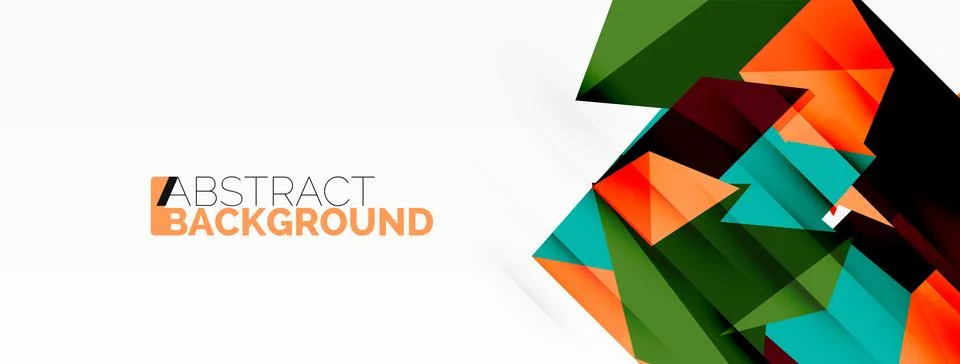 Abstract line and triangle background. Creative geometric abstract backdrop イラスト素材