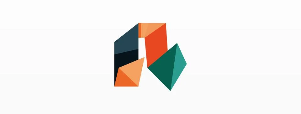 Abstract line and triangle background. Creative geometric abstract backdrop イラスト素材
