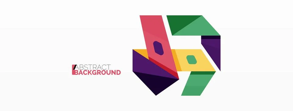 Abstract line and triangle background. Creative geometric abstract backdrop Stockillustratie