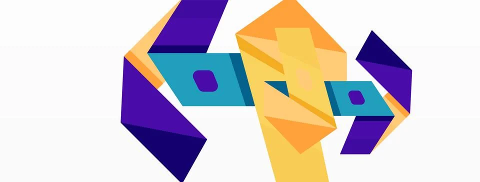 Abstract line and triangle background. Creative geometric abstract backdrop 스톡 일러스트
