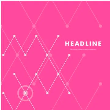 Abstract line and triangular design Stock Illustration