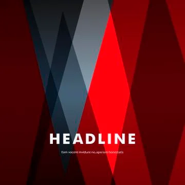 Abstract line and triangular design Illustrazione stock