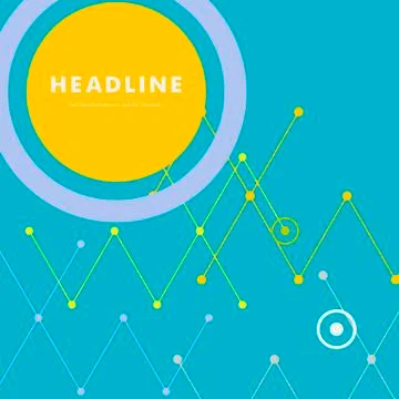 Abstract line and triangular design Illustrazione stock