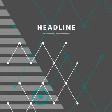Abstract line and triangular design 스톡 일러스트