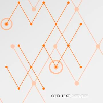 Abstract line and triangular design Illustrazione stock