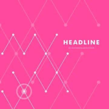 Abstract line and triangular design Stock Illustration