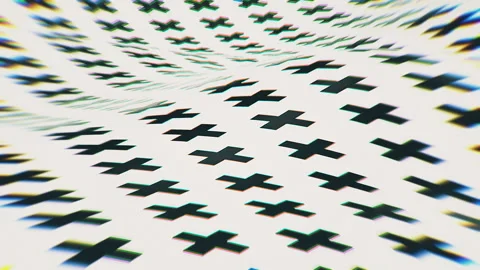 Abstract Line And Waves VJ Loop 003 스톡 동영상 258612560