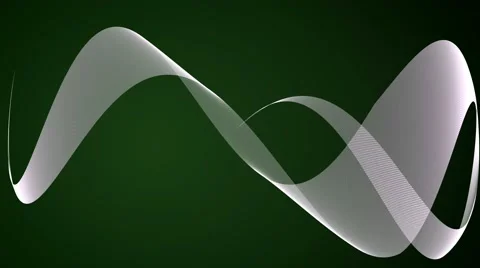 Abstract line animation motion background loop green white Video stock 63972190