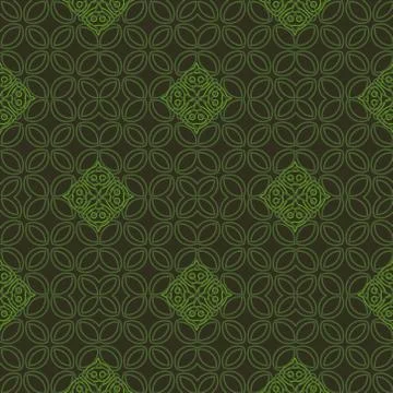 Abstract line art eastern pattern 스톡 일러스트