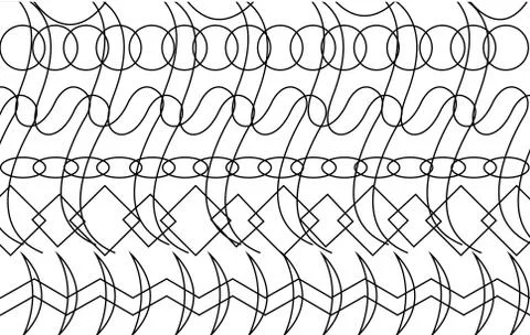 Abstract line art Stock-Illustration
