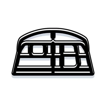 Abstract line art monogram design concept Stock Illustration