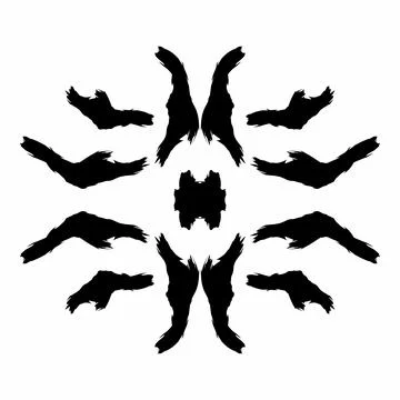 Abstract line art vector Stock Illustration