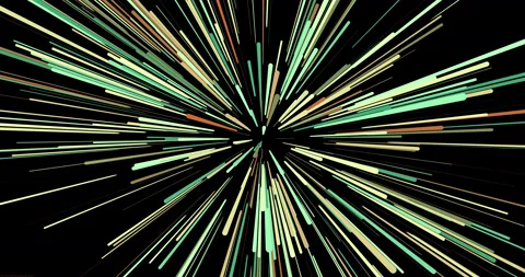 Abstract line background. Deeper stripes on a black background. Randomly moving Stockbeeldmateriaal 148643951