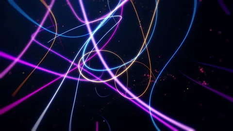 Abstract line background for sci fi technology films and cinematic in scene Stock Footage 237211042