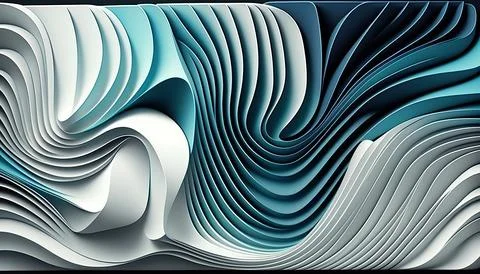 Abstract line background. UI and UX designed. Generated AI. Illustrazione stock