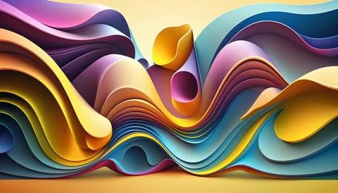 Abstract line background. UI and UX designed. Generated AI 스톡 일러스트