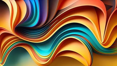 Abstract line background. UI and UX designed. Generated AI Stock Illustration
