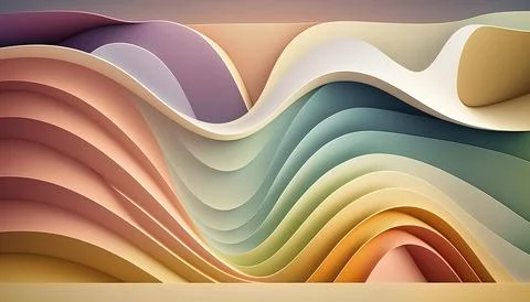 Abstract line background. UI and UX designed. Generated AI Stock Illustration
