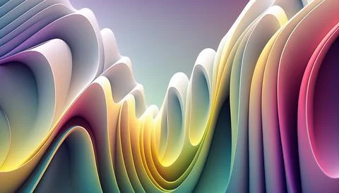 Abstract line background. UI and UX designed. Generated AI Stock Illustration