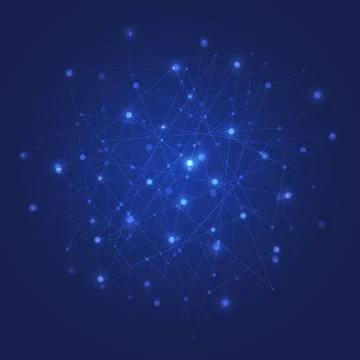 Abstract Line Background .Vector Illustrator. Connection Concept. Data Concept Illustrazione stock