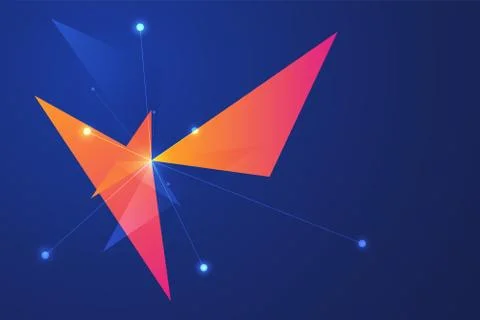 Abstract Line Background .Vector Illustrator. Connection Concept. Data Concept Stock Illustration