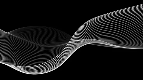 Abstract Line Background Video, Futuristic Line Motion Graphics Stock Footage 308339872