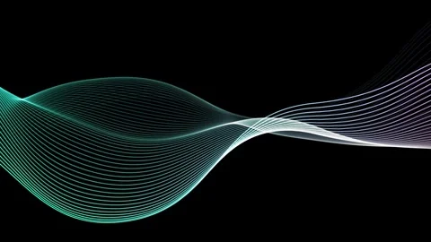 Abstract Line Background Video, Seamless Loop Animation Stock Footage 308339871