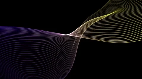 Abstract Line Background Video, Seamless Loop Animation design Stock Footage 309724630