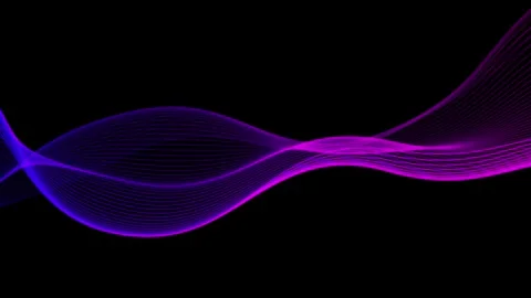 Abstract Line Background Video, Seamless Loop Animation Video stock 309726927