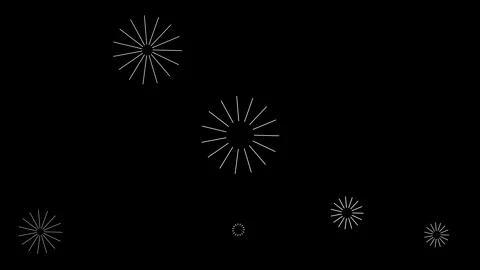 Abstract line blast circle highlight motion graphics with fast movement of .. Video stock 337580043