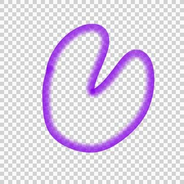 Abstract Line Blob Foto stock