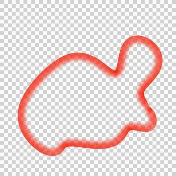 Abstract Line Blob Foto stock