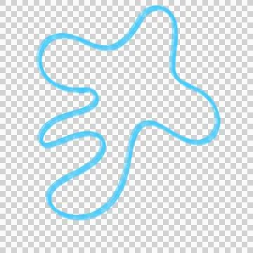 Abstract Line Blob Stock Photos