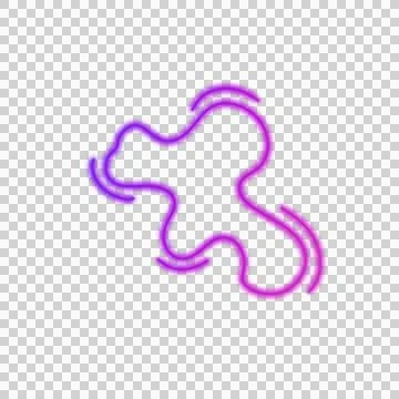 Abstract Line Blob Stock Photos