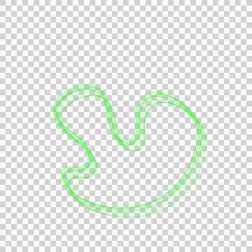 Abstract Line Blob Foto stock