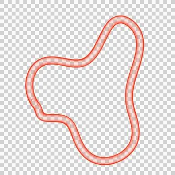 Abstract Line Blob Foto stock