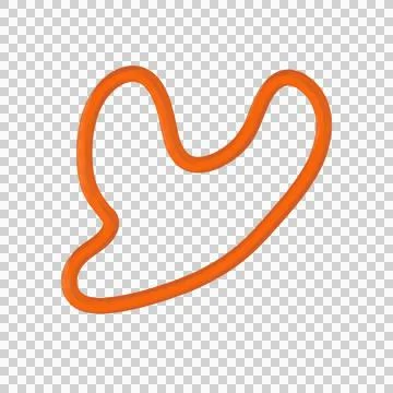 Abstract Line Blob Foto stock