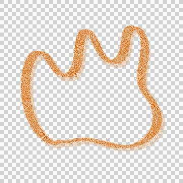 Abstract Line Blob Foto stock