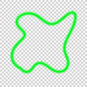Abstract Line Blob Foto stock