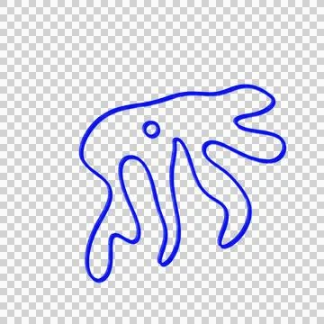 Abstract Line Blob Stock Photos
