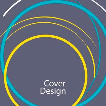 Abstract line circle design Stock Illustration