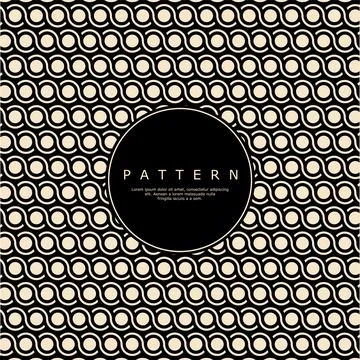 Abstract line circles pattern design. Circle abstract pattern vector. Stock Illustration