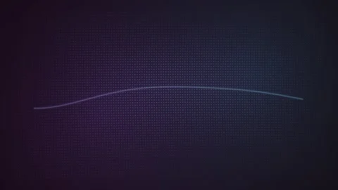 Abstract Line Curve Animation for Technology and Innovation Stock Footage 327948069