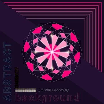 Abstract line design in gradient Stock Illustration