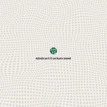 Abstract line of dots textured wave rough on clear background Stock-Illustration