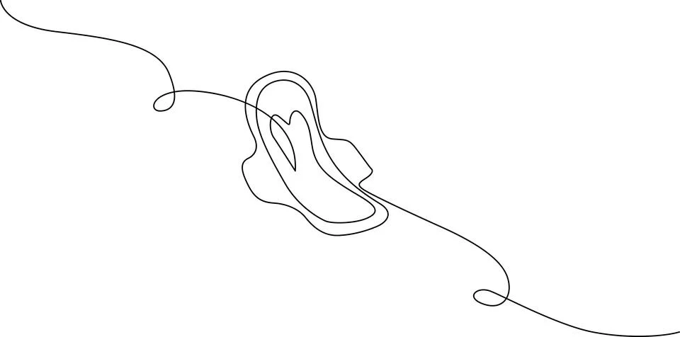 Abstract line drawing of a fish Vector Stock Illustration