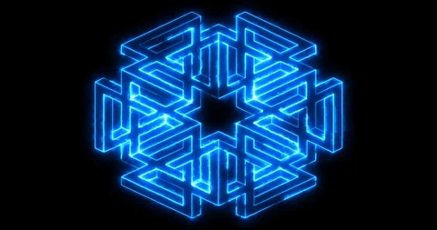 Abstract Line Geometry Video stock 105724557