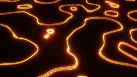 Abstract Line Glow Stock Footage 283010741