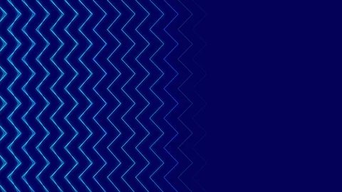 Abstract Line glowing right angle zigzag rotate moving illustration blue Stock Footage 93241867
