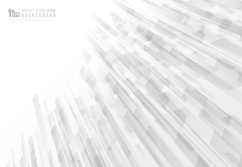Abstract line gray pattern design of decorative design of perspective Stock Illustration